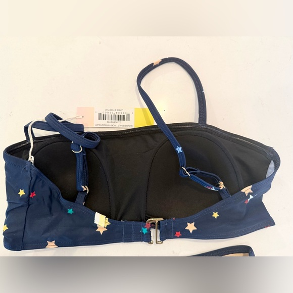 NWT Summersalt The Oasis Bikini Top and Bottom Swimsuit Navy with Stars 4 - Picture 4 of 6